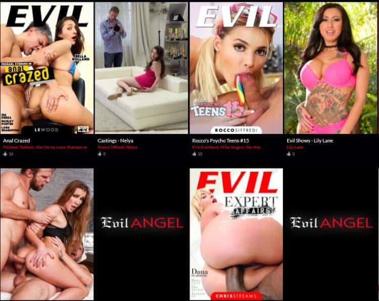 EVil Angel DVD Titles - Review by Darkangelreviews.com