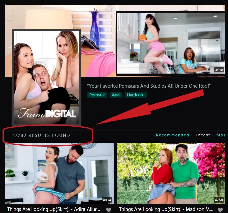 fame digital members content