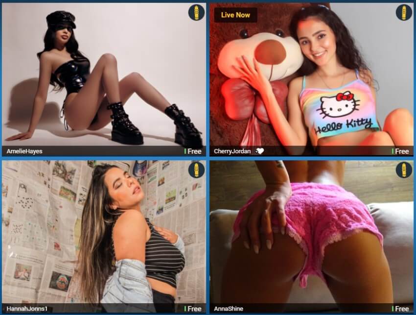 Webcam models at sexier.com