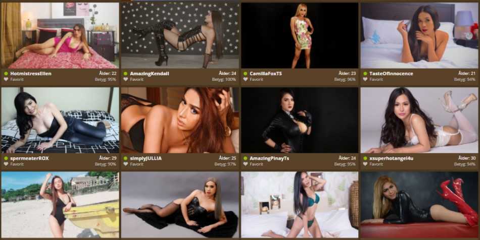 Transgender Cam Models