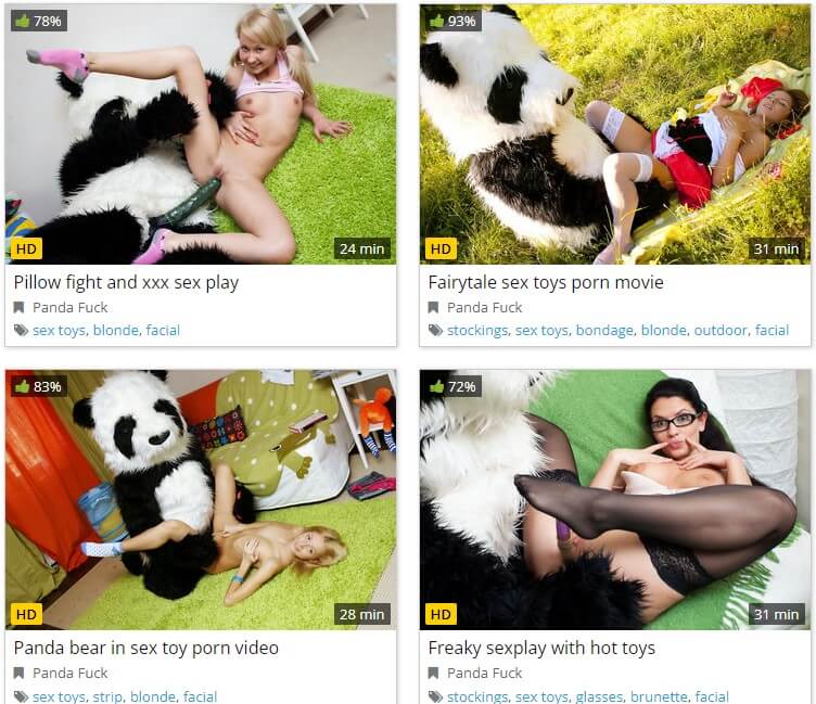 Xxx Pana - Panda Fuck: Bizarre Porn Video Site by WTF Pass (review)