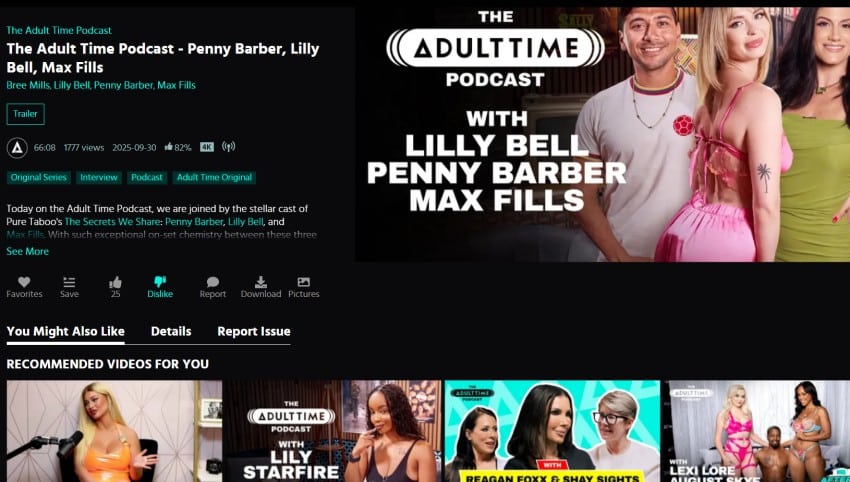 adult time podcast series