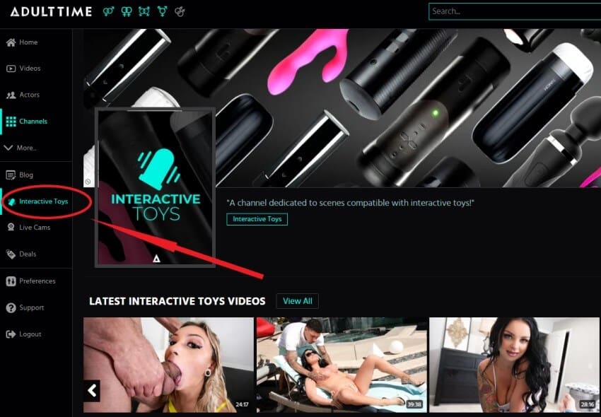 Watch Adult Time interactive porn