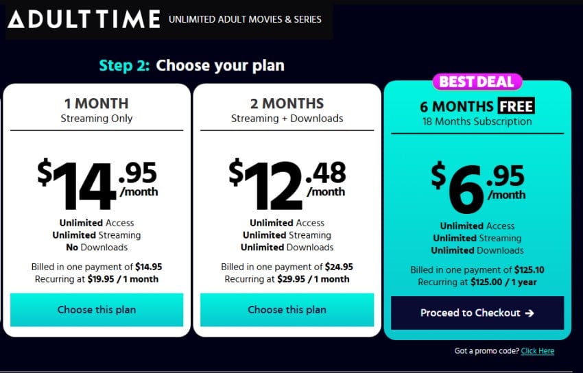 Adult Time pricing without our discount latest subscription prices at adult time